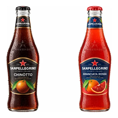 Italian Chinotto and Aranciata Rossa sodas at The Code Pizza Bar, Collingwood