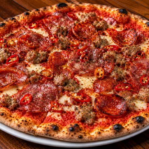 Fuel My Fire pizza at The Code Pizza Bar, Collingwood