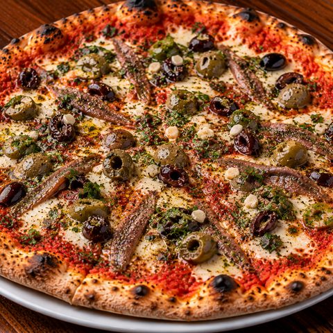 Napolitana pizza at The Code Pizza Bar, Collingwood
