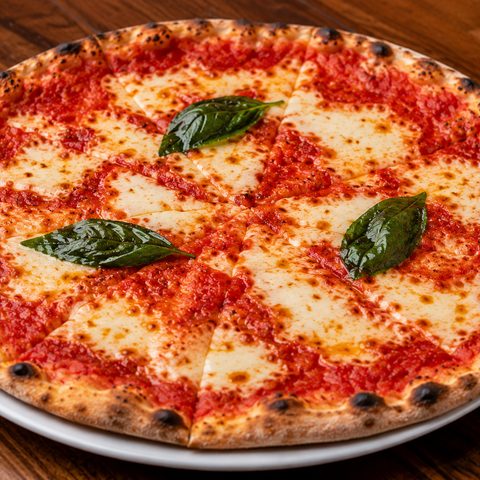 Regina Margherita pizza at The Code Pizza Bar, Collingwood