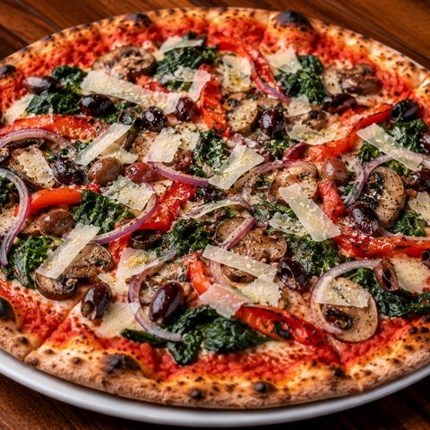 Vegetariana pizza at The Code Pizza Bar, Collingwood